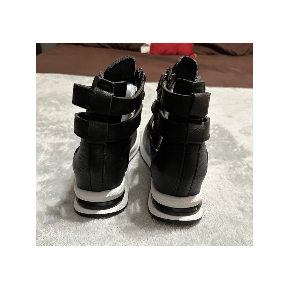 NEW Summer Platform Gladiator Sandals: Black Wedge Sneakers - Picture 3 of 7